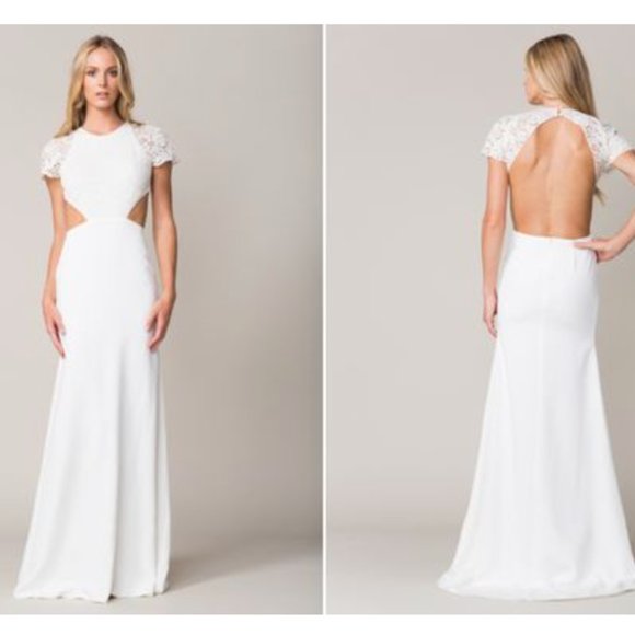 Sarah Seven; Orleans Lace; Ivory - Picture 2 of 5